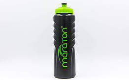 Пляшка для води спортивна MARATON WB8040 1000 мл (пластик, чорний)