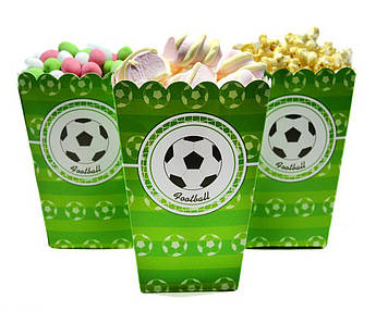 Коробочки для солодощів Футбол 5 штук