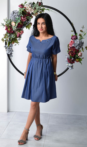 Стильна літня молодіжна сукня розміри 44-46, фото 2