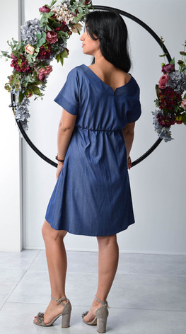 Стильна літня молодіжна сукня розміри 44-46, фото 3