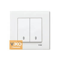 Выключатель Проходной Viko Meridian, Белый, 2 Кл. - Купить По.