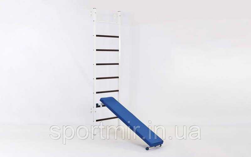 Шведська стінка зі лавою для преса та спини Тонус 1 БЕЗКОШТОВНА ДОСТАВКА!, фото 1