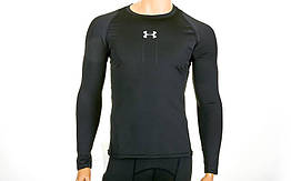 Компресійна чоловіча футболка з довгим рукавом Under Armour CO-809-2 (PL, M-2XL-165-185 см,чер)