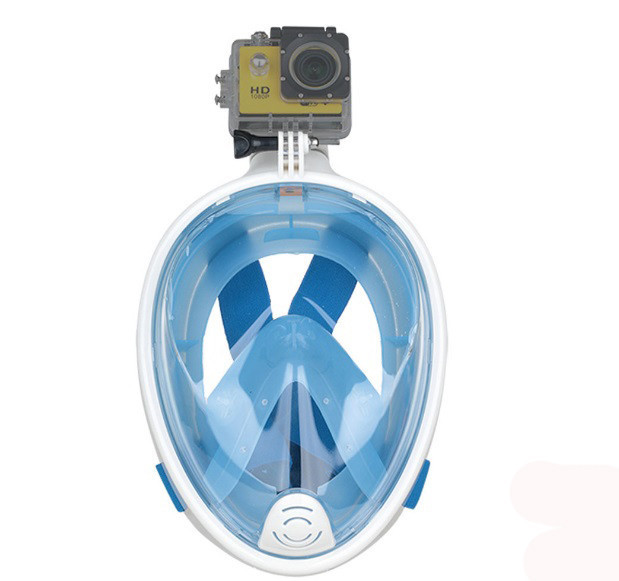 Інноваційна маска для снорклінга підводного плавання з кріпленням для камери F113, фото 1