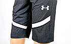 Шорти для занять у тренажерному залі Under Armour CO-026-2 (PL, бавовна, L-3XL-170-190cм,т.-сірий), фото 3