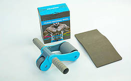 Ролик для преса Abdominal wheel FI-5950 (пластик, метал р-р 33х25х11см, з килимком
