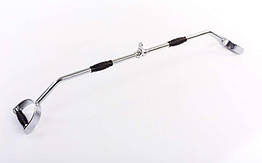 Ручка для м'язів спини з паралельним хватом вигнута з обертовим підвісом з PU TA-5152 (l-120 см)