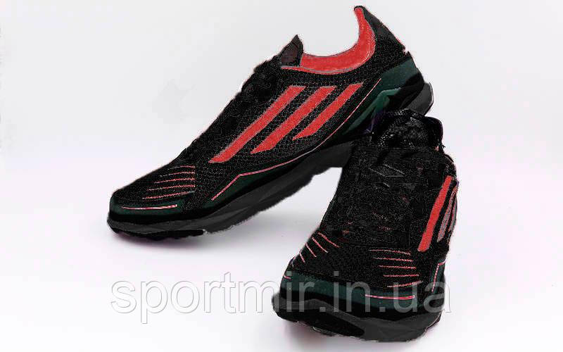 Кросівки (р-р 40-45) AD 013-BKR (верх-PL, PVC, підошва-RВ, чорний-червоний), фото 1