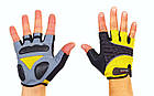 Велорукавиці текстильні SCOYCO ВG03 (відкриті пальці, р-р S-XXL, кольори в асортименті), фото 5