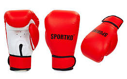 Перчатки боксерські дитячі Кожвініл SPORTKO PD-2 (р-р 4-8 oz, кольори в асортименті)