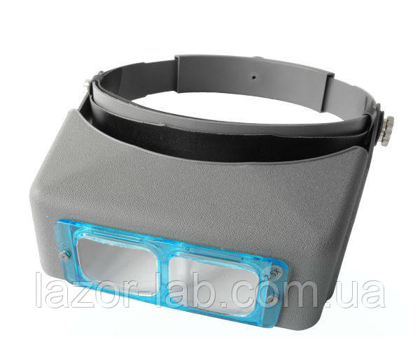 Бінокулярна налобні лупа зі скляними лінзами Magnifier 81007-В (2Х або 3,5 Х)