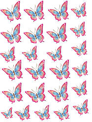Вафельна картинка "Метелики" - 1