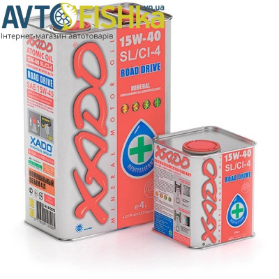 Моторна олива XADO Atomic Oil 15W-40 SL/CI-4 (1 л)