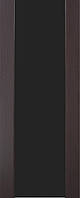 Дверне полотно Глазго чорна емаль із чорним склом