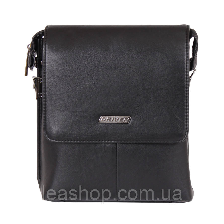 Чоловіча барсетка в чорному кольорі, фото 1