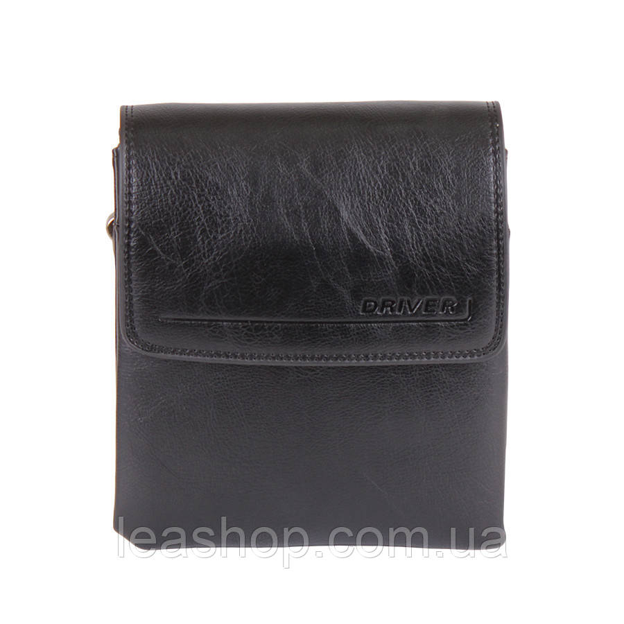 Барсетка чорна з фірмовим логотипом, фото 1