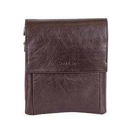 Барсетка коричнева з двома ручками