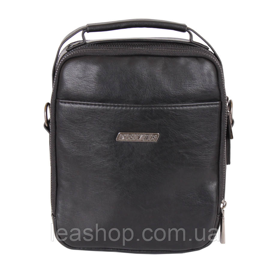 Барсетка чорна зі знімними ручками, фото 1