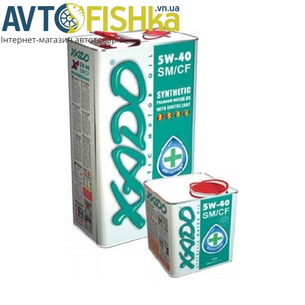 Моторна олива XADO Atomic Oil 5W-40 SM/CF 4 л