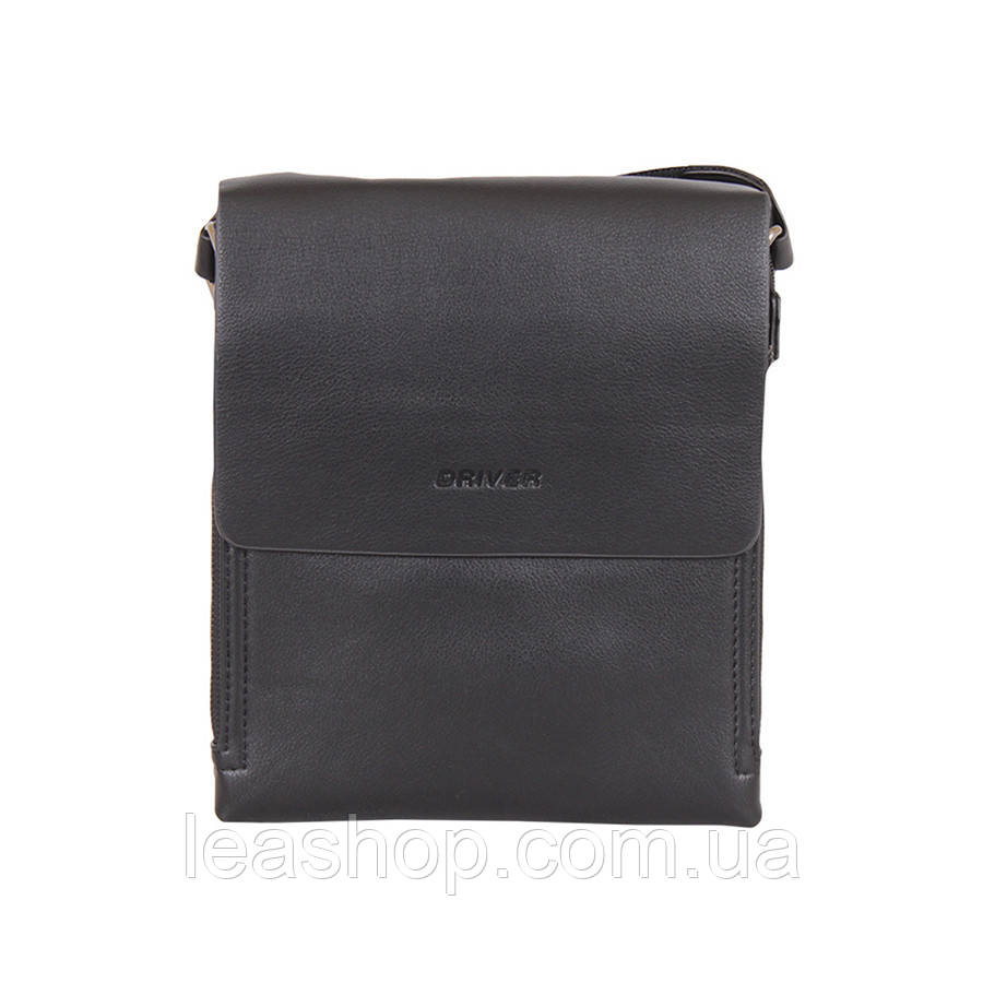 Чорна вертикальна барсетка, фото 1