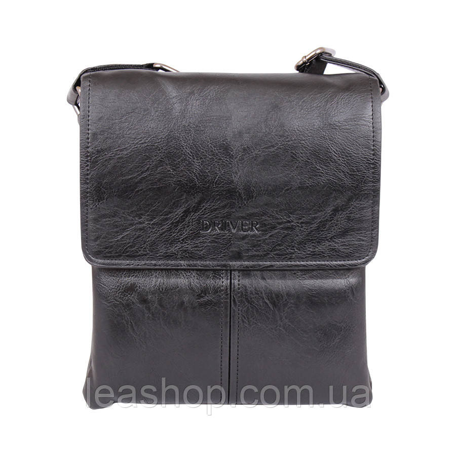 Барсетка чорна кожзам, фото 1