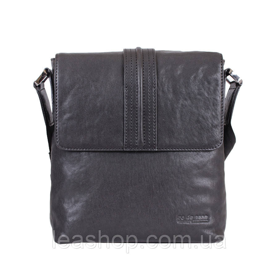 Барсетка з натуральної шкіри на 2-х магнітах, фото 1