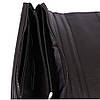 Класичний портфель з натуральної шкіри чорний, фото 5
