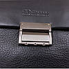 Класичний портфель з натуральної шкіри чорний, фото 6