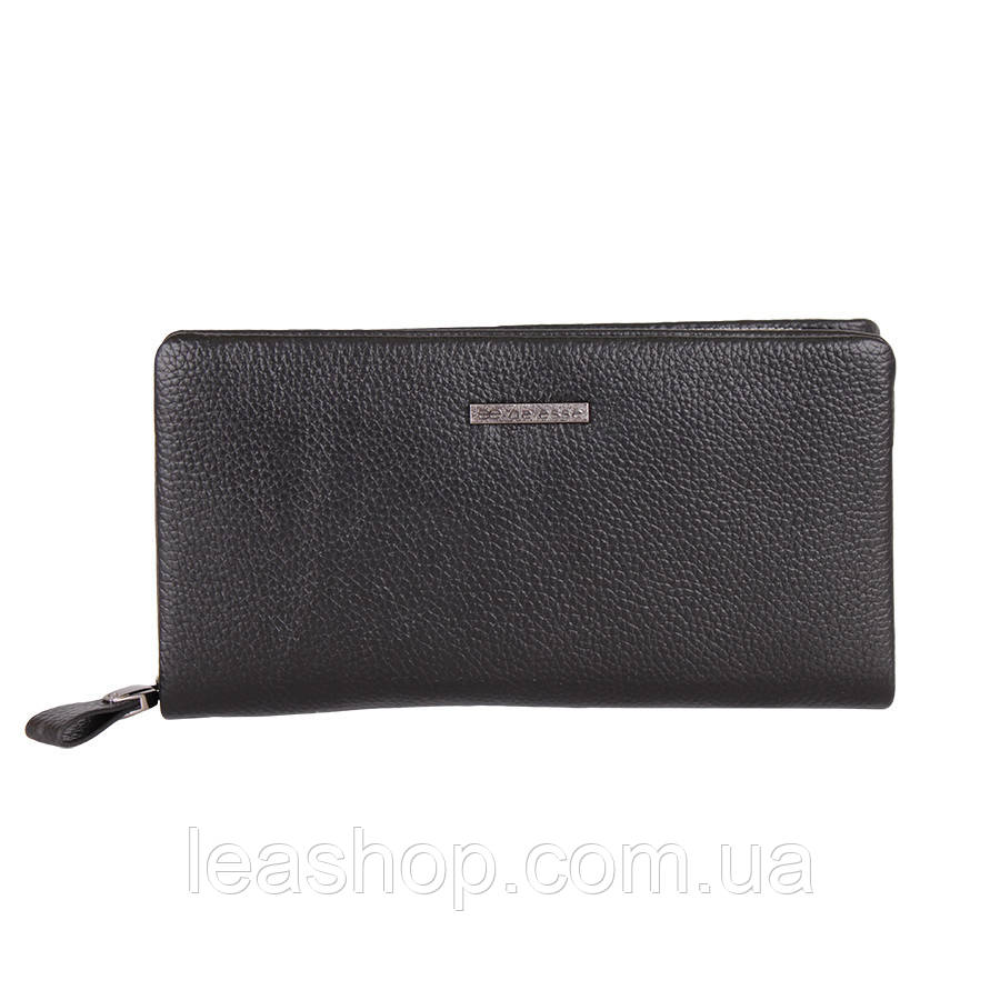 Стильний чоловічий клатч чорний, фото 1