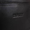 Чорна барсетка з натуральної шкіри, фото 5