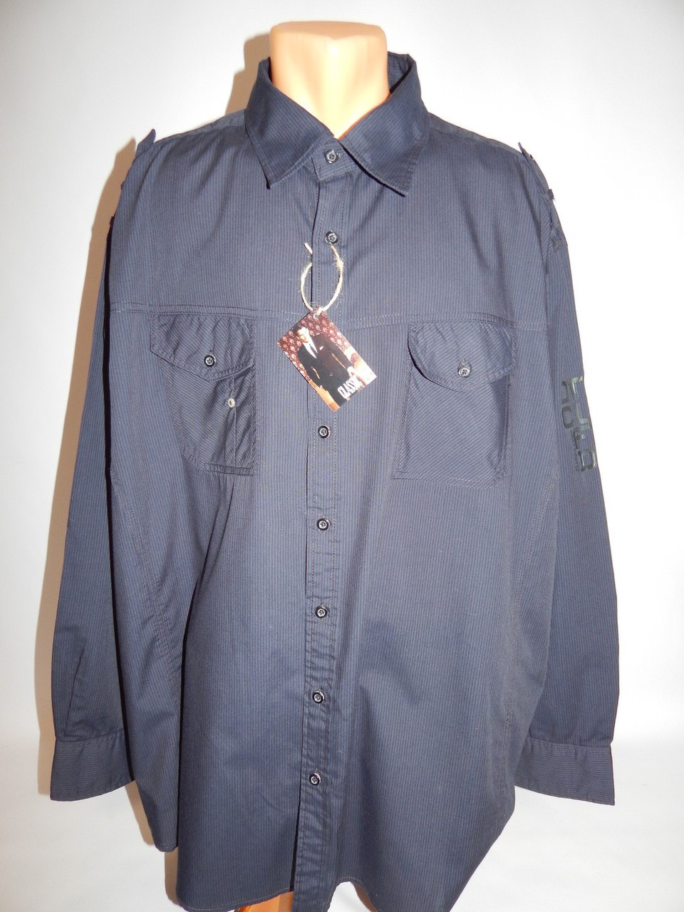 Мужская рубашка с длинным рукавом Angelo Litrico 071ДР р.56