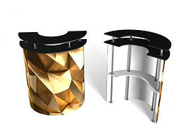 Промостол полукруглый  1000х1000х500 мм Ташута  (22-30326)