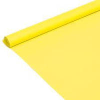 Цветная крафт бумага в рулоне 80 г/м2, 102 см, 3 метра, желтый