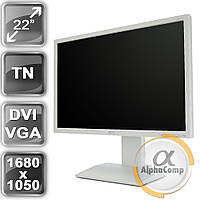 Монітор 22" Acer B223W (TN/DVI/VGA/колонки) white class A БУ
