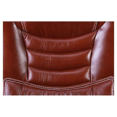 Кресло руководителя Монреаль кожа черная, коричневая - фото 6 - id-p32131801