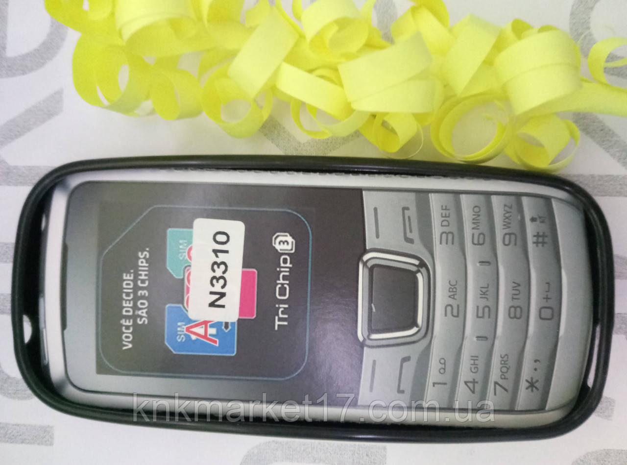 Чохол для Nokia N3310 (чорний силікон)