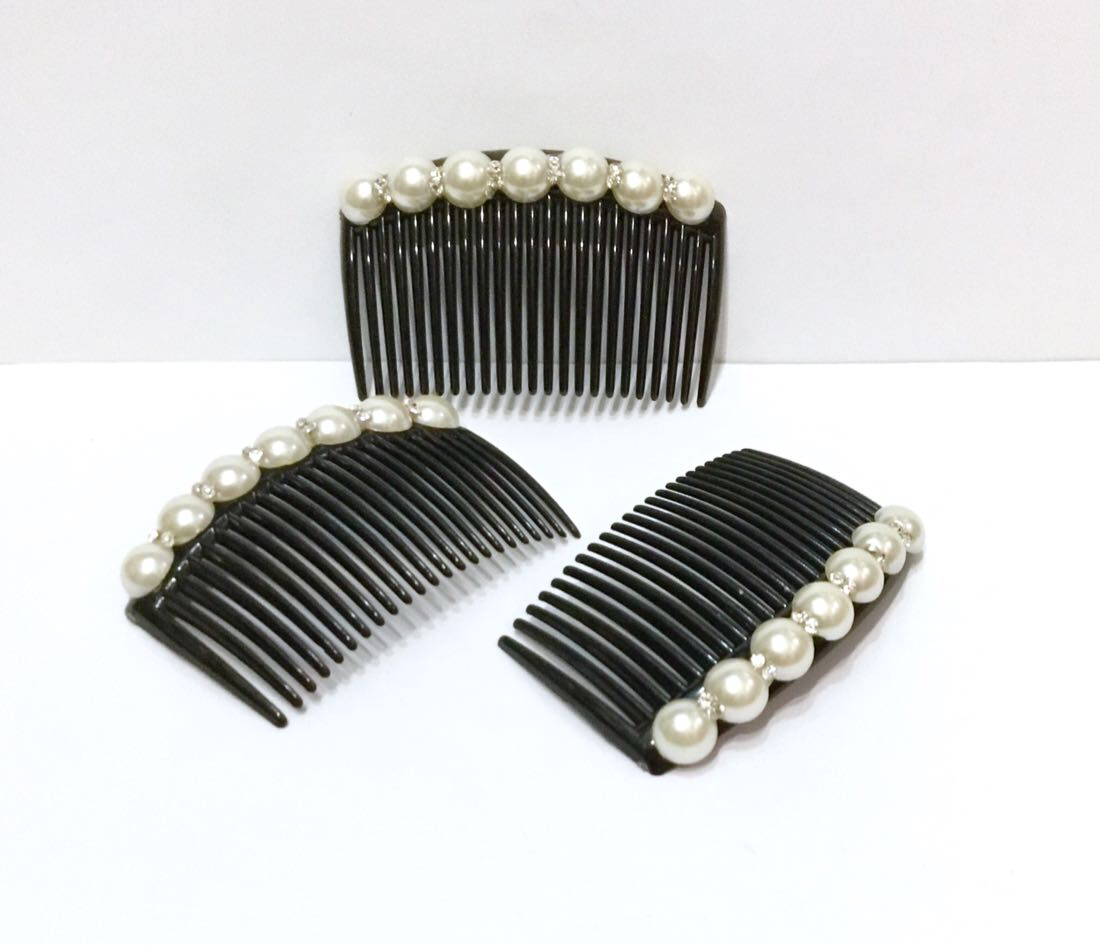 Гребінець для волосся, перли