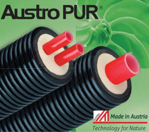 Предизолированные трубы, теплоизолированные трубы, AustroPUR ...