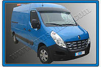 Козырек (на кронштейнах) Opel Movano 2010+