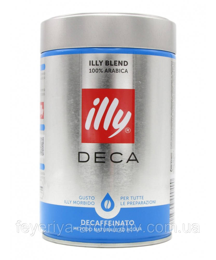 Кава мелена без кофеїну ILLY Deca 250г (Італія)