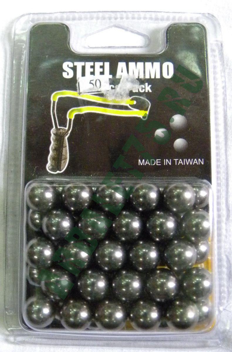 Сталеві кульки для рогатки Steel Ammo 10 мм (50 шт.), фото 1