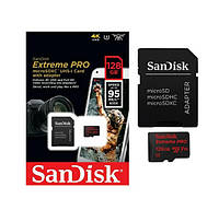 Карта памяти SanDisk microSDXC 128GB ExtremeAction A1 C10 V30 UHS-I U3 (SDSQXAF-128G-GN6AA)