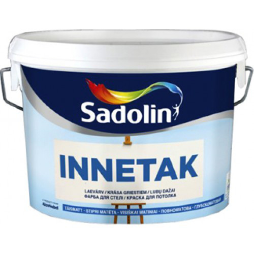 Глубокоматовая фарба для стелі Sadolin Innetak 10л, фото 1