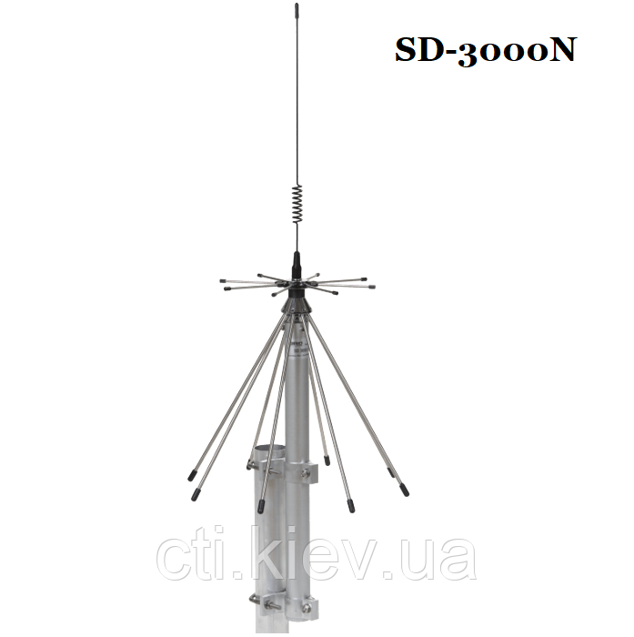 АНТЕННА SIRIO SD-3000N (300-3000MHZ) дискоконусна антена