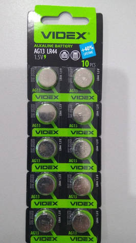 Батарейка Videx AG13/LR44, фото 1