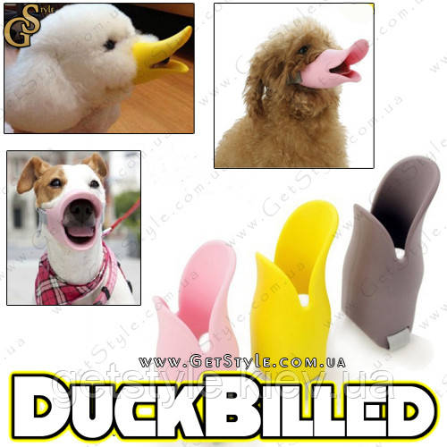 Стильний намордник для собак - "DuckBilled" розмір S для маленьких собак