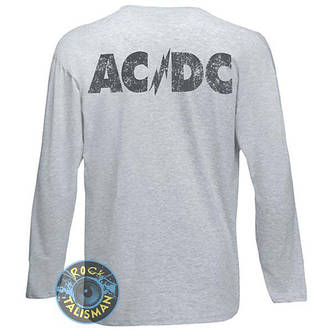 Футболка довгий рукав AC/DC 74 Jailbreak меланжева, фото 4
