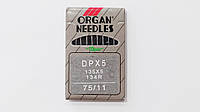 Иглы для промышленных машин DPx5 №75/11 "Organ Needles" (10 шт)