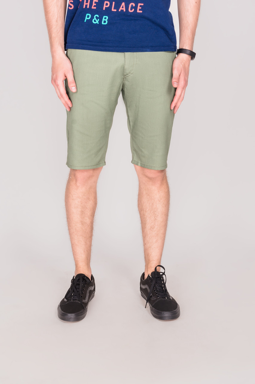 Чоловічі шорти чінос Outfits - Сlassic light Khaki світло-зелені (чоловічі шорти)