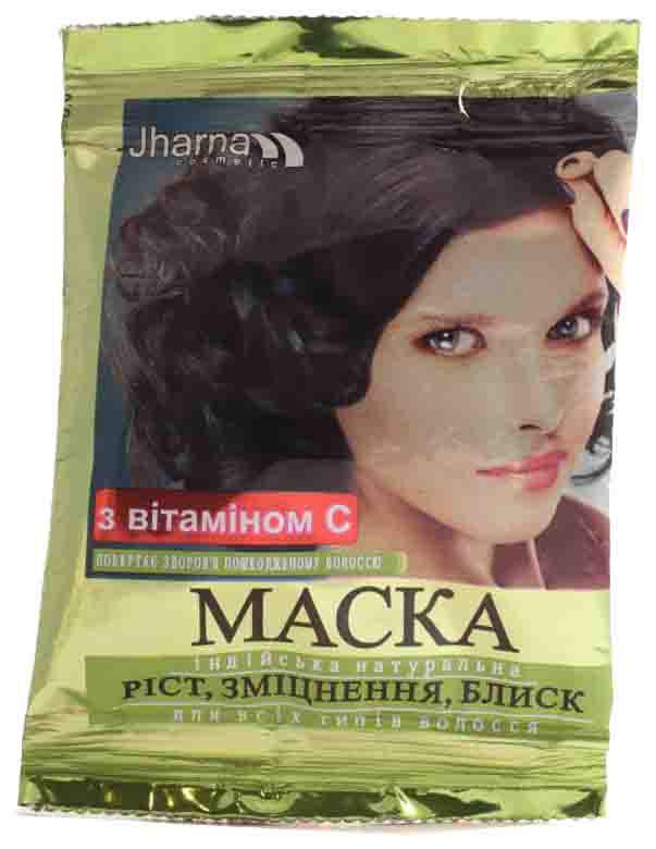 Маска Triuga Jharna з вітаміном С для зростання, зміцнення і блиску волосся 25 г